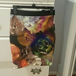 Ted Baker floral skirt sz 0